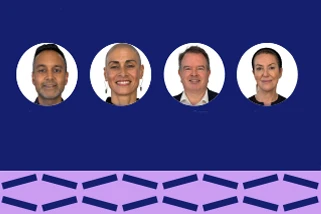 Nadeem Ladha, Rekha Owen, Huw Evans and Kate Grant